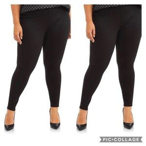 2 Women’s plus size Jegging size 1X black new HOLD
